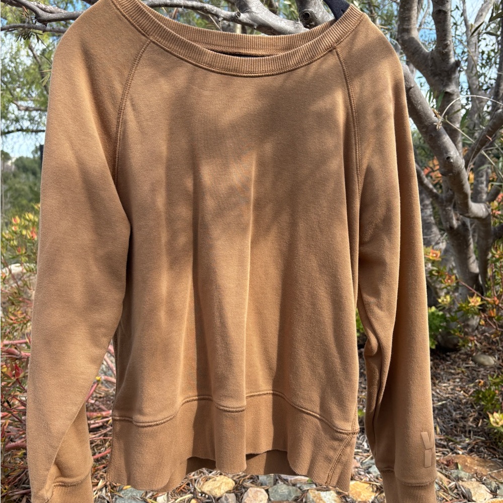 Alexander Wang Camel Crew Neck Sweatshirt